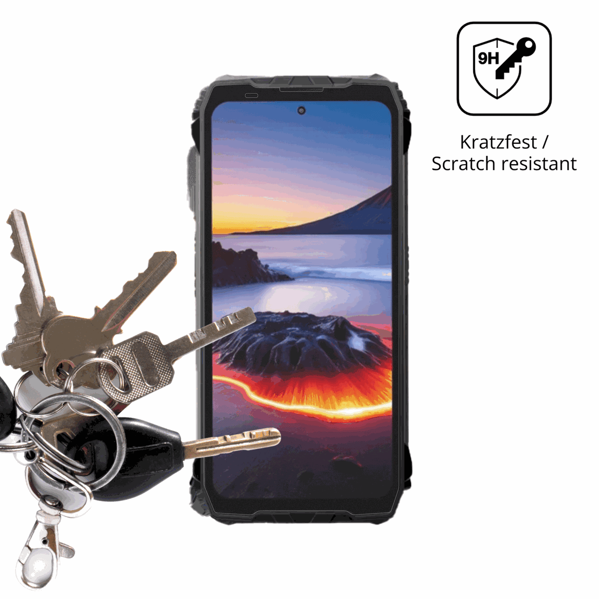 dipos Displayschutz für Blackview Xplore 2 5G, mattierte Oberfläche, robuste Festigkeit und perfekte Passform