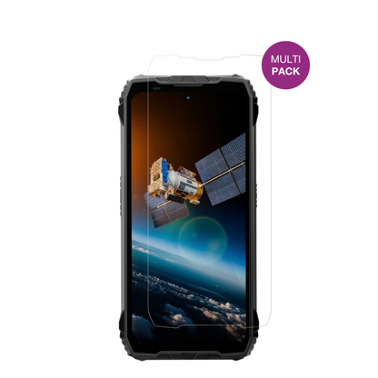 blackviewxplore 2 satellite mit aufgebrachter dipos Displayschutzfolie, glasklare Darstellung ohne Einschränkungen