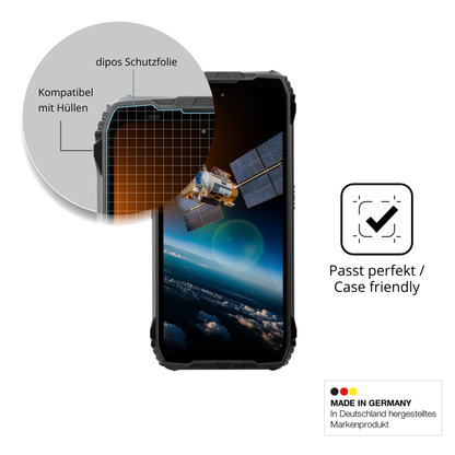 Schutzfolie mit optimaler Passform, zur Verwendung mit Hüllen geeignet