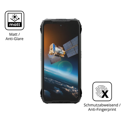 9H Hartbeschichtete, flexible Folie passend zugeschnitten für blackviewxplore 2 satellite