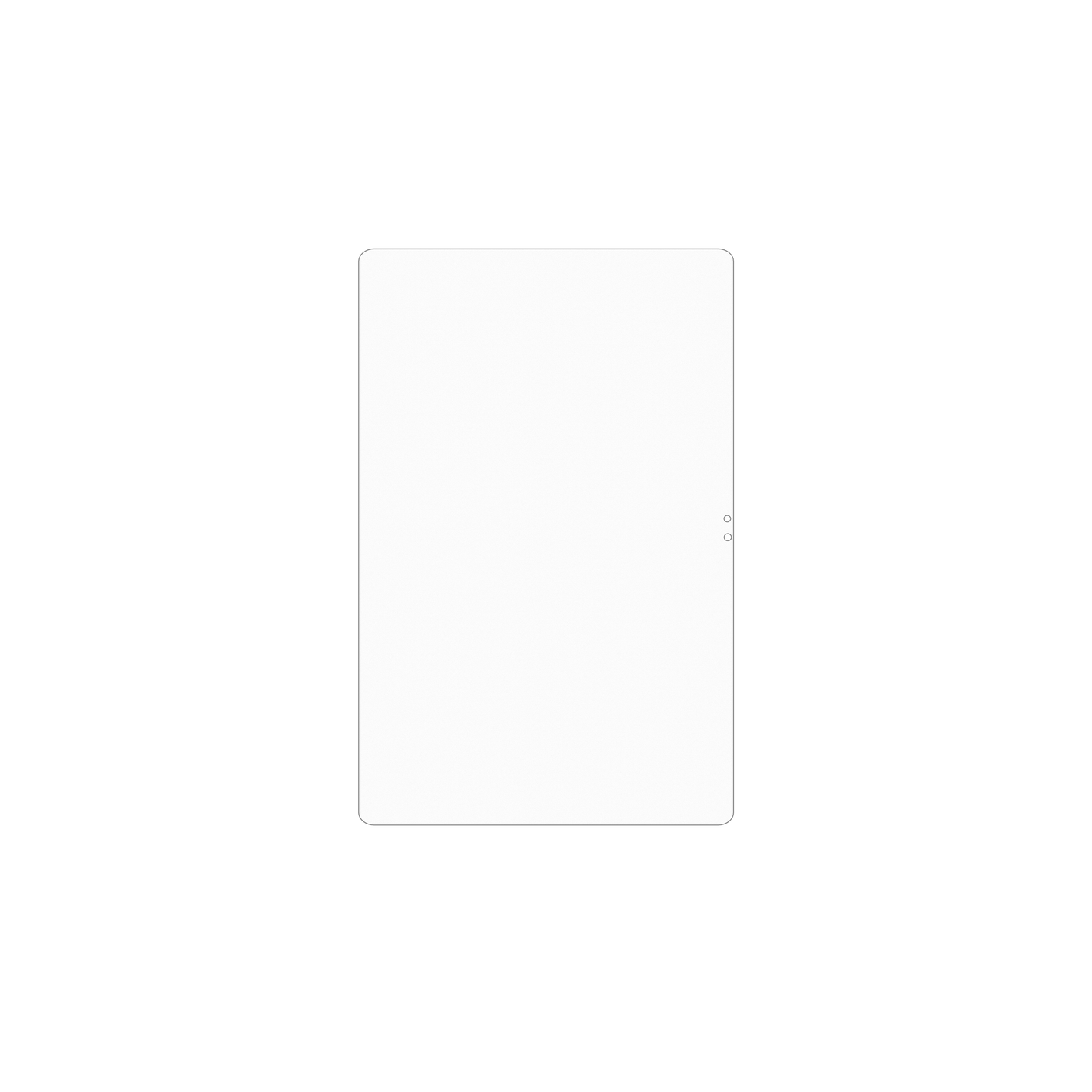 dipos Displayschutz für Blackview Zeno 10 11 Zoll, mattierte Oberfläche, geringe Dicke und perfekte Passform