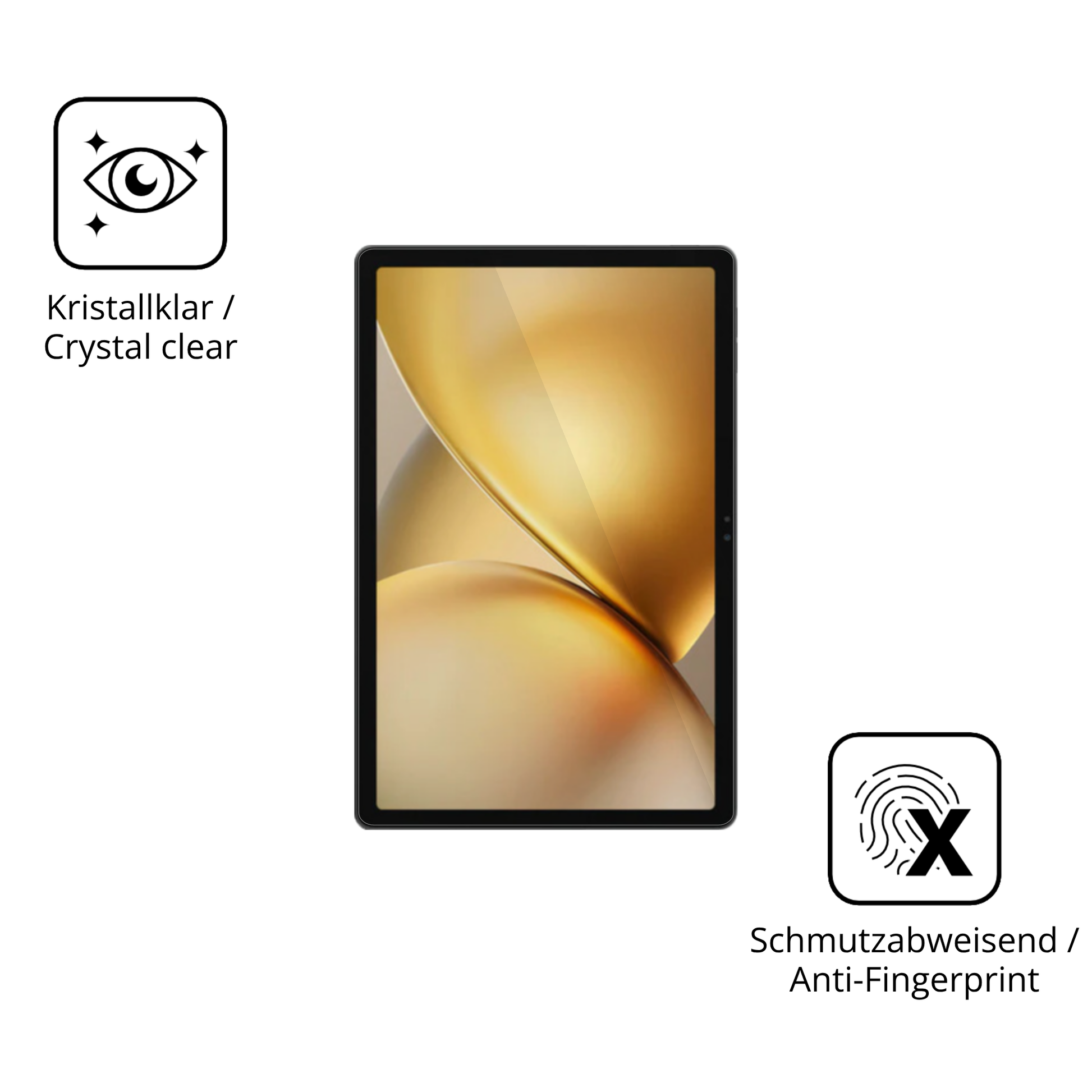 Flexible TPU-Folie passend zugeschnitten für Blackview Zeno 10 11 Zoll, vollständige Abdeckung