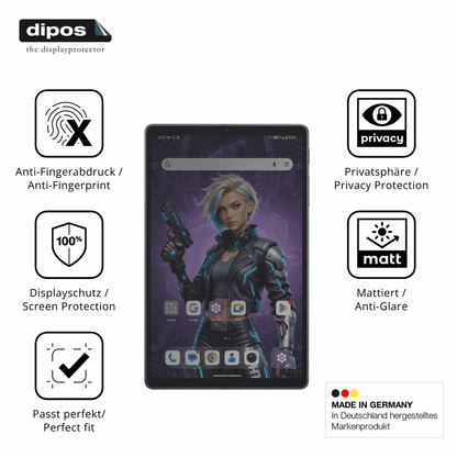 Privatsphäre-Schutz durch Sichtschutz-Folie passend zugeschnitten für Alldocube iPlay 80 mini Ultra
