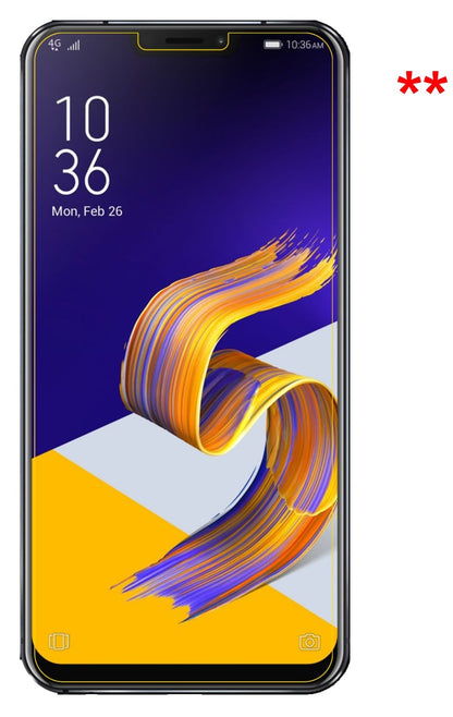 Dünne und klare Folie passend zugeschnitten für Asus Zenfone 5Z ZS620KL