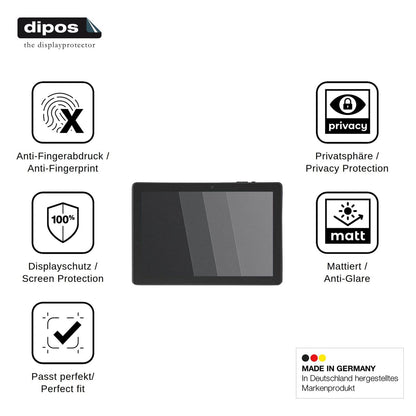 Blickschutzfolie für AWOW Tablet 10.1 matt Schutzfolie Privacy
