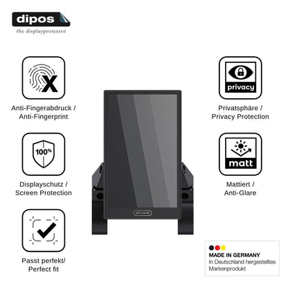 Blickschutzfolie für Bafang DP C010 matt Schutzfolie Privacy