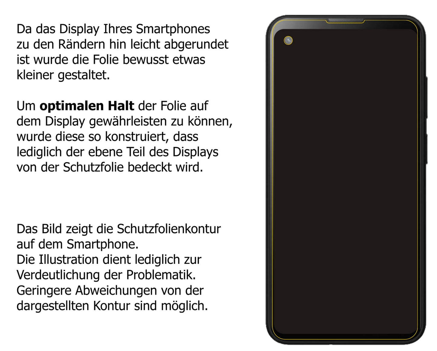 Privatsphäre-Schutz durch Sichtschutz-Folie passend zugeschnitten für Blackview BL5000