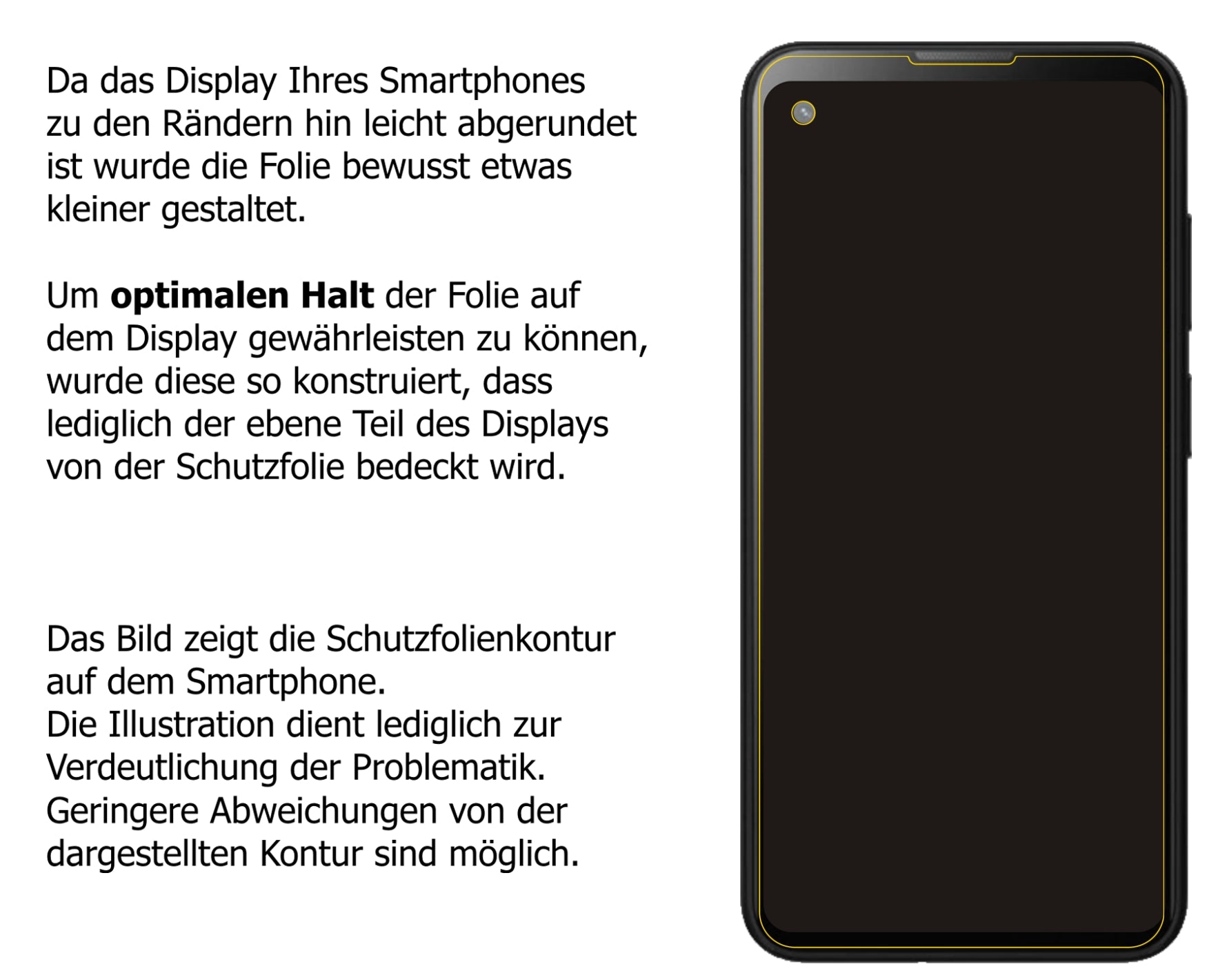 Privatsphäre-Schutz durch Sichtschutz-Folie passend zugeschnitten für Blackview BL5000