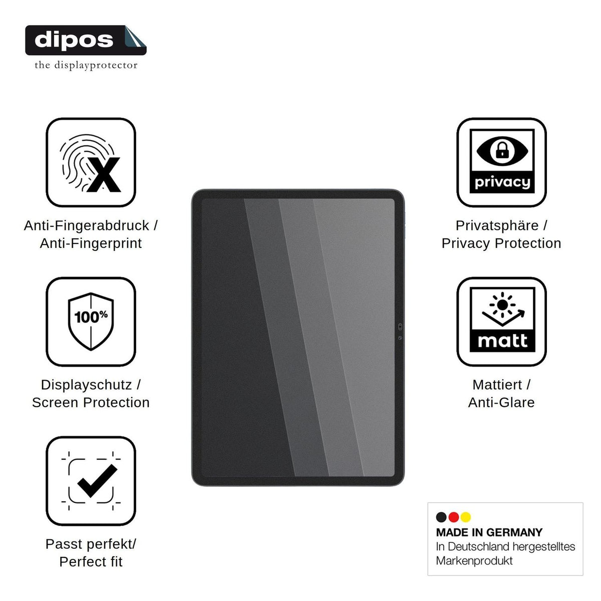 Blickschutzfolie für Blackview Zeno 6 Pro matt Schutzfolie Privacy