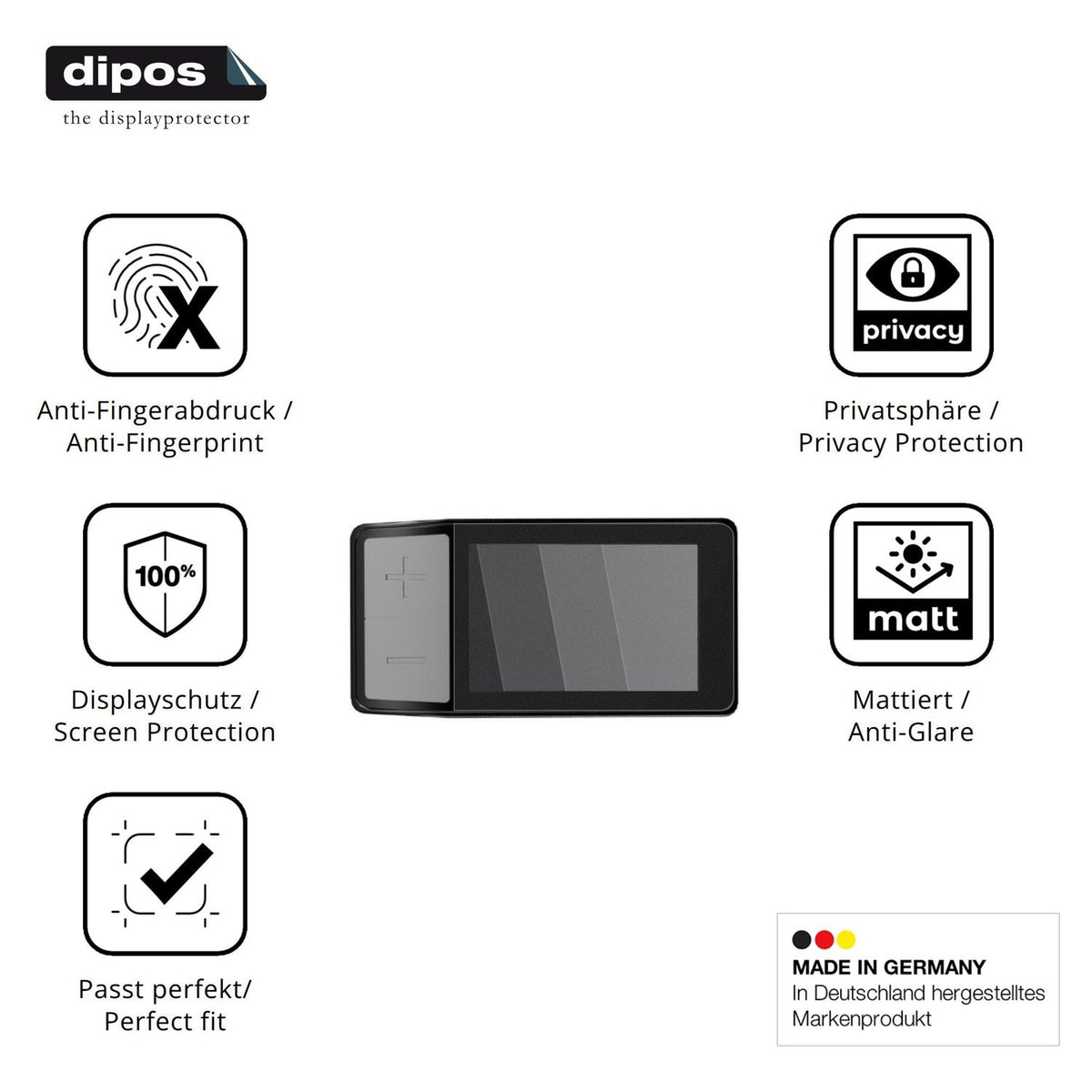 Privatsphäre-Schutz durch Sichtschutz-Folie passend zugeschnitten für CHICIRIS 500C