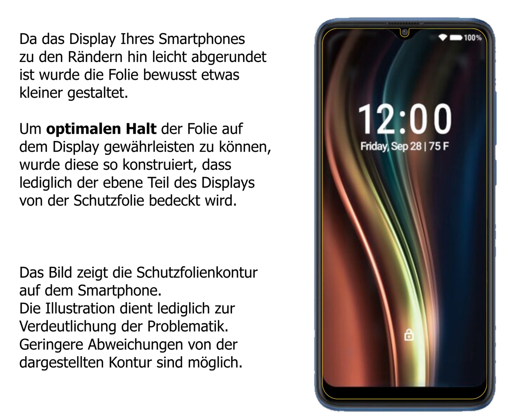 Privatsphäre-Schutz durch Sichtschutz-Folie passend zugeschnitten für Coolpad Legacy 5G