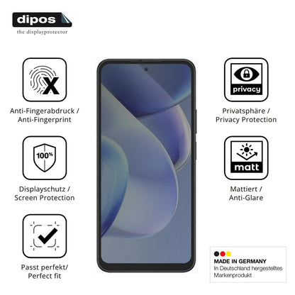 Privatsphäre-Schutz durch Sichtschutz-Folie passend zugeschnitten für Doogee B10 Pro