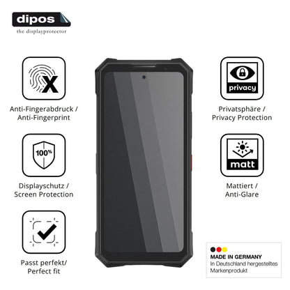 Privatsphäre-Schutz durch Sichtschutz-Folie passend zugeschnitten für Doogee V50