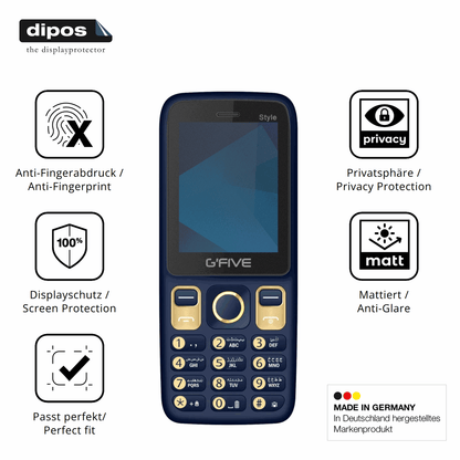 Privatsphäre-Schutz durch Sichtschutz-Folie passend zugeschnitten für GFive Style New