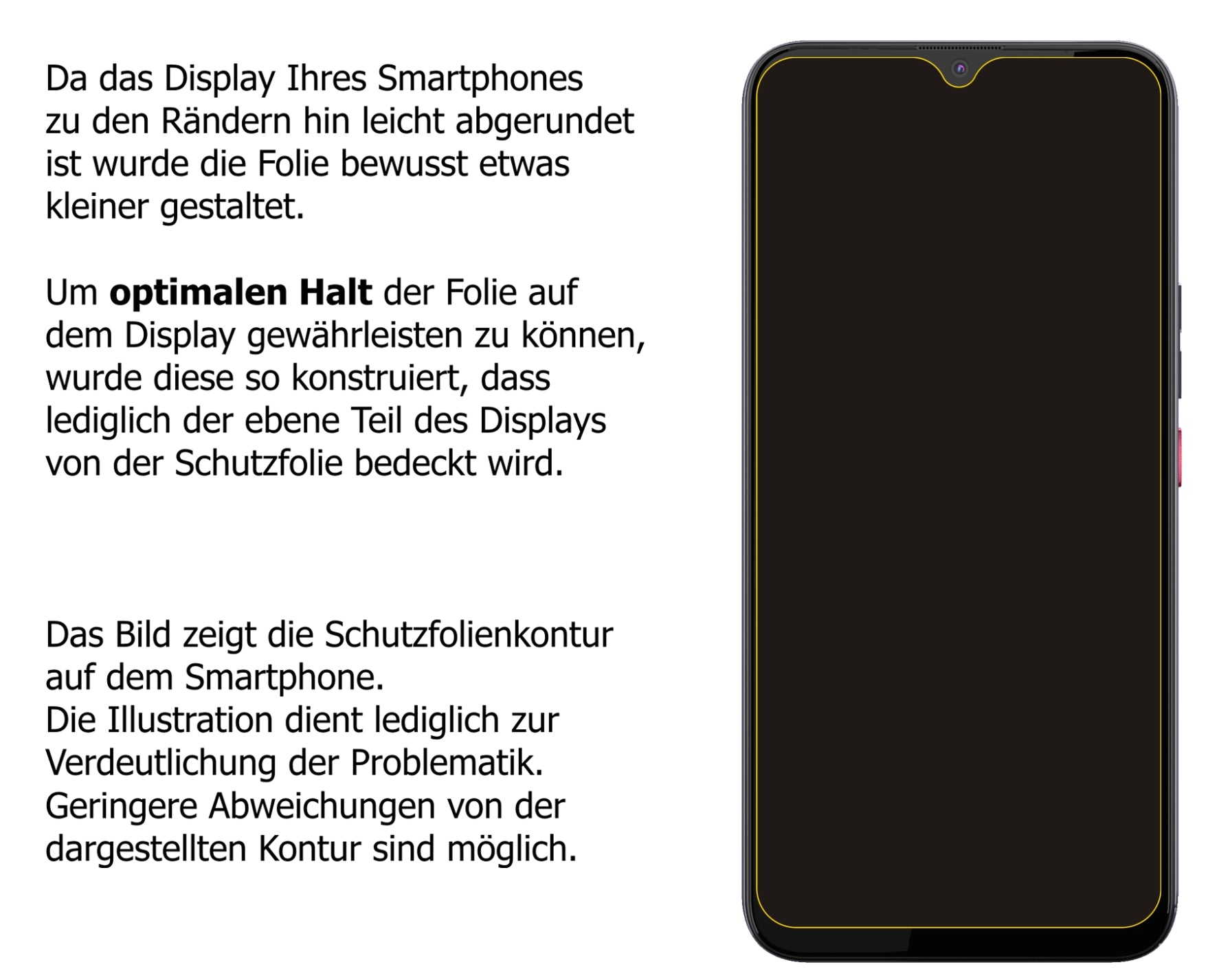 Privatsphäre-Schutz durch Sichtschutz-Folie passend zugeschnitten für Gigaset GS5