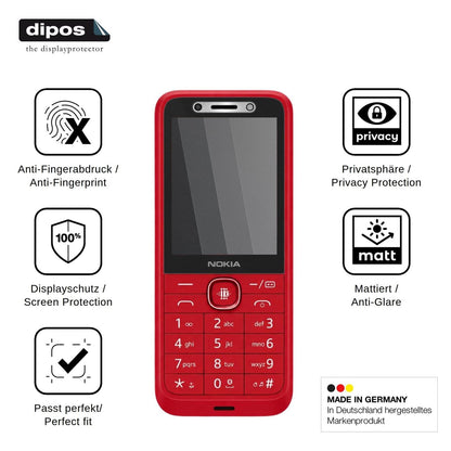 Blickschutzfolie für HMD 215 4G 2E matt Schutzfolie Privacy
