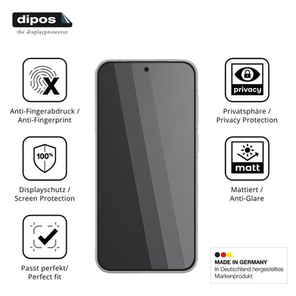 Privatsphäre-Schutz durch Sichtschutz-Folie passend zugeschnitten für Honor Robot Phone