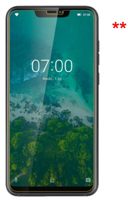 Dünne und klare Folie passend zugeschnitten für Kruger Matz Smartfon LIVE 7S