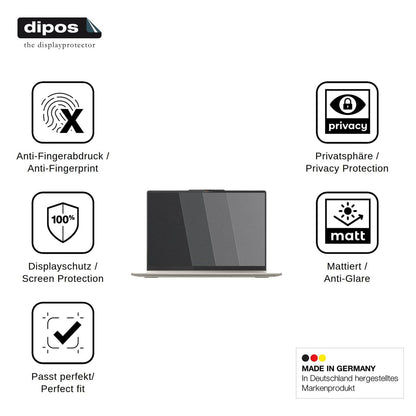 Blickschutzfolie für Lenovo Yoga 7 2in1 16AKP10 matt Schutzfolie Privacy