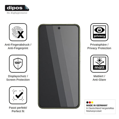 Blickschutzfolie für Motorola Signature 27 matt Schutzfolie Privacy