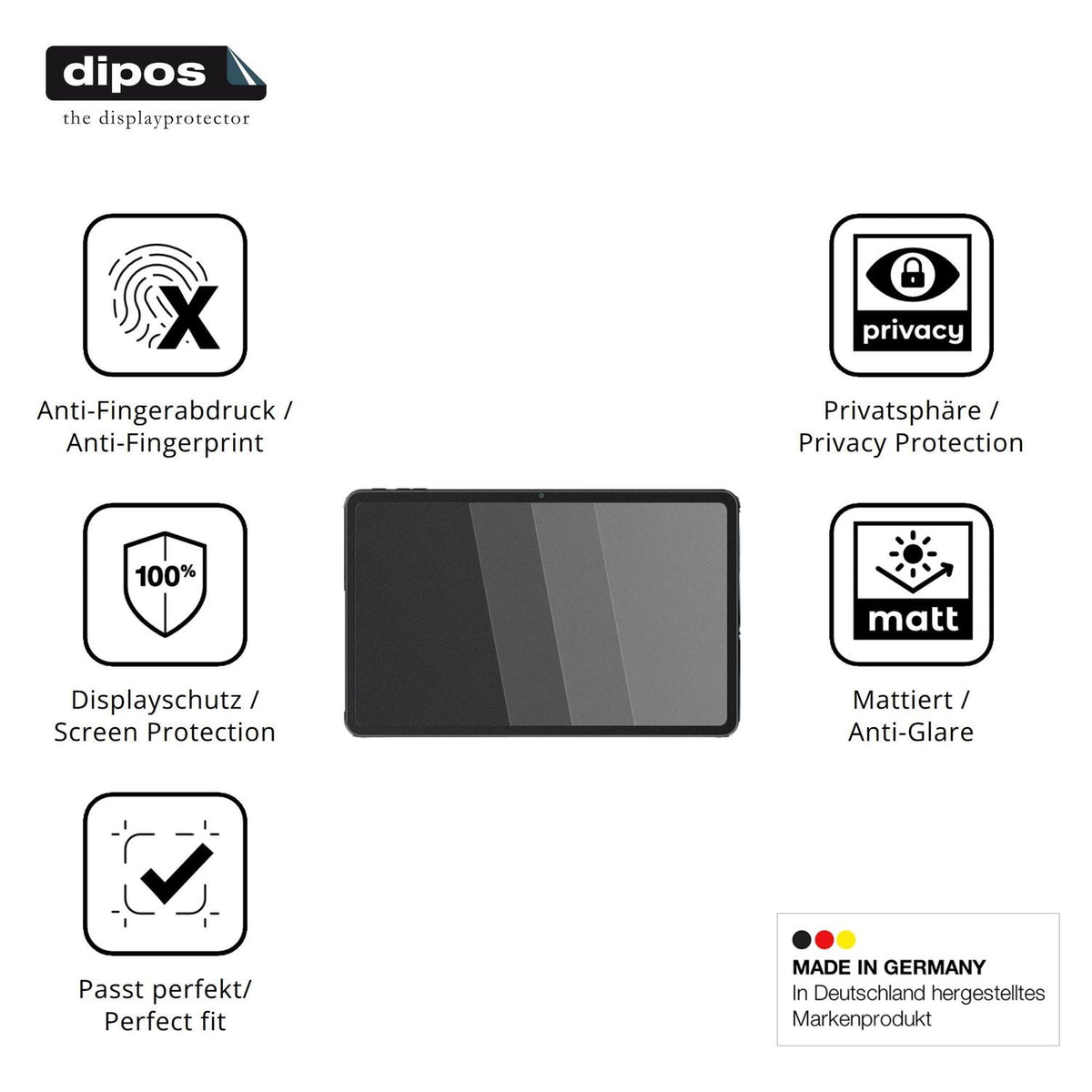 Privatsphäre-Schutz durch Sichtschutz-Folie passend zugeschnitten für Nexall N90