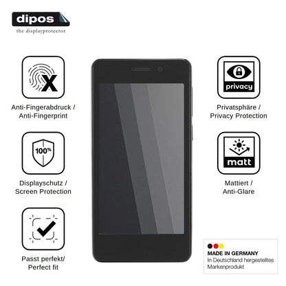 Blickschutzfolie für Nomi i450 Trend matt Schutzfolie Privacy