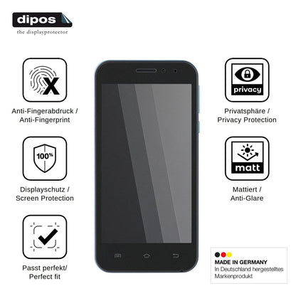 Blickschutzfolie für Nomi i451 Twist matt Schutzfolie Privacy