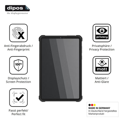 Privatsphäre-Schutz durch Sichtschutz-Folie passend zugeschnitten für Oukitel RT11 5G