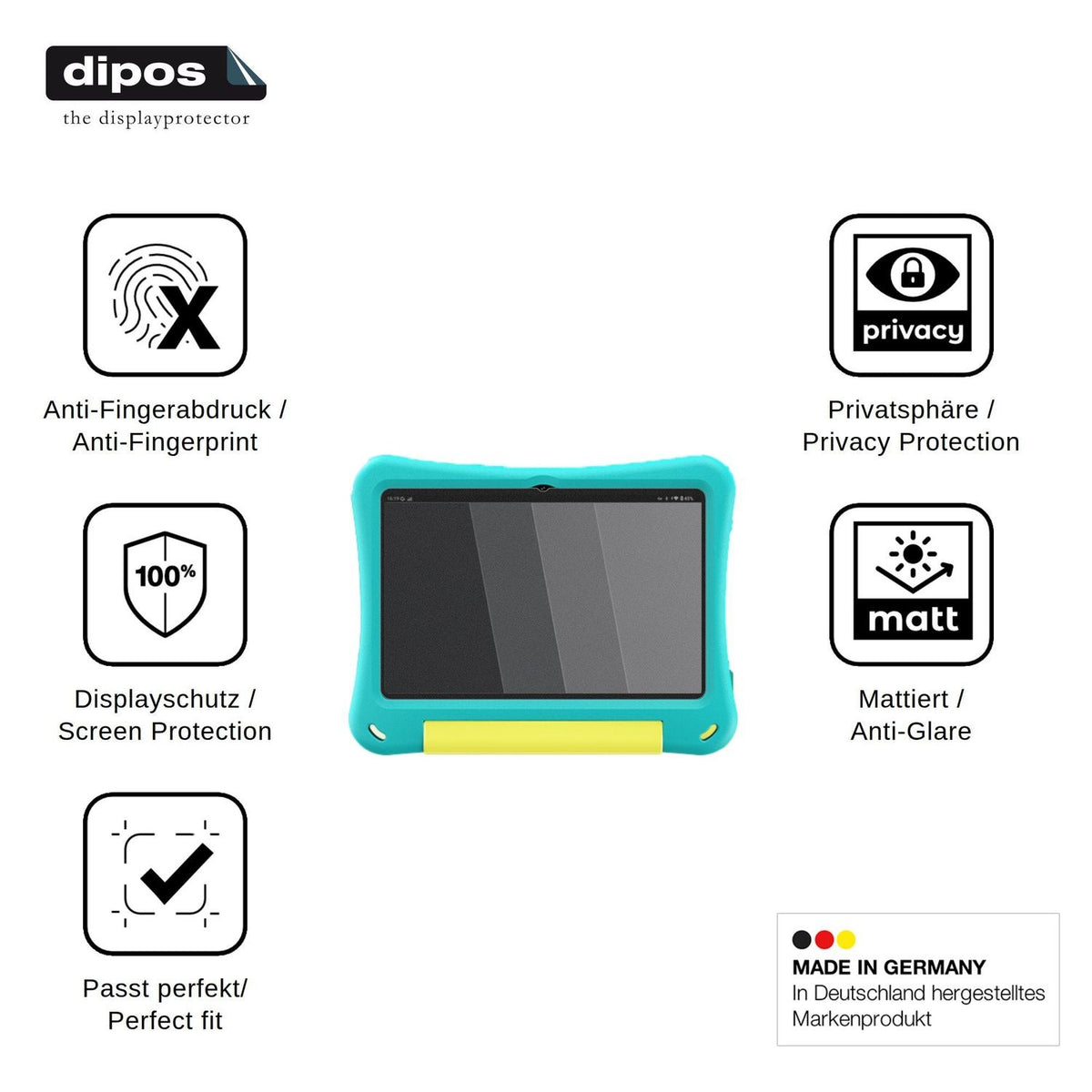 Blickschutzfolie für PLOYER 1061D matt Schutzfolie Privacy