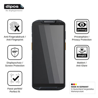 Blickschutzfolie für Point Mobile PM95 matt Schutzfolie Privacy