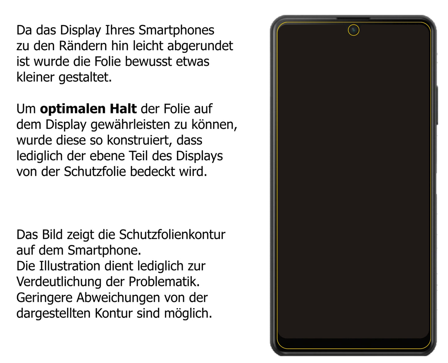 Privatsphäre-Schutz durch Sichtschutz-Folie passend zugeschnitten für Sony Xperia Ace 2
