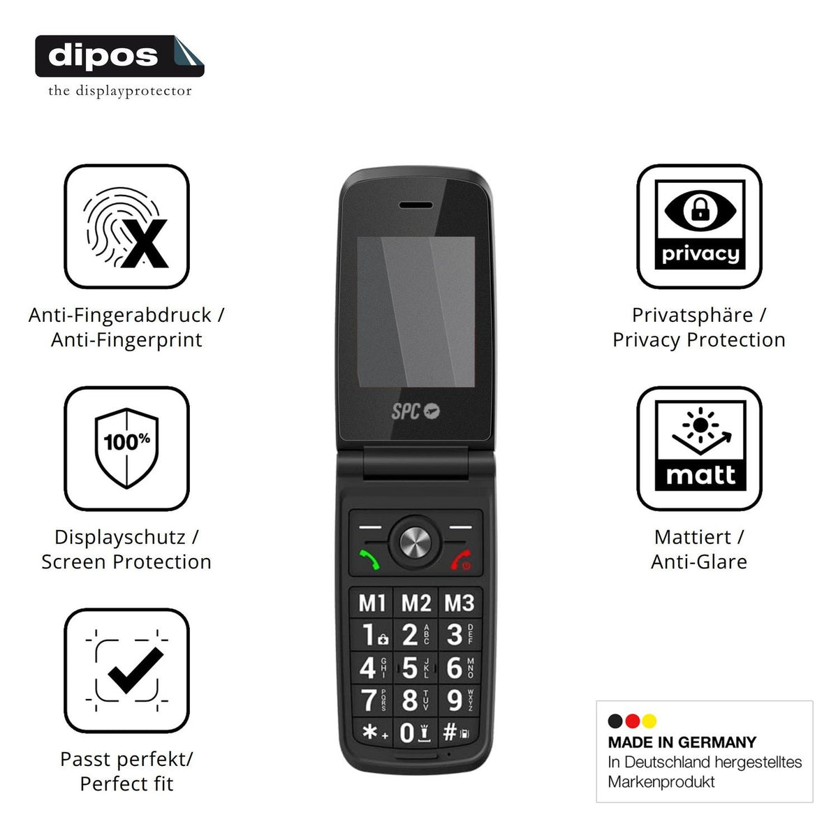 Privatsphäre-Schutz durch Sichtschutz-Folie passend zugeschnitten für SPC Titan 2