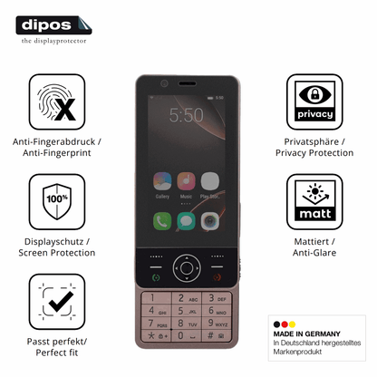 Privatsphäre-Schutz durch Sichtschutz-Folie passend zugeschnitten für Sxhlseller Slide Phone