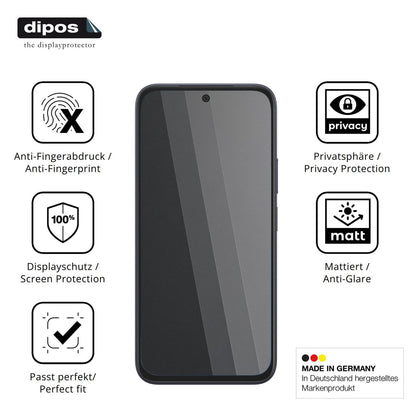 Privatsphäre-Schutz durch Sichtschutz-Folie passend zugeschnitten für Vivo G5z