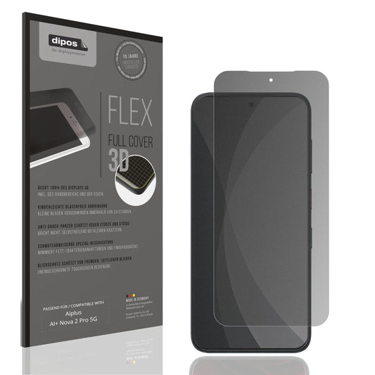 Blickschutzfolie von dipos passend für Aiplus AI+ Nova 2 Pro 5G, 100% Displayabdeckung und blasenfreie Montage