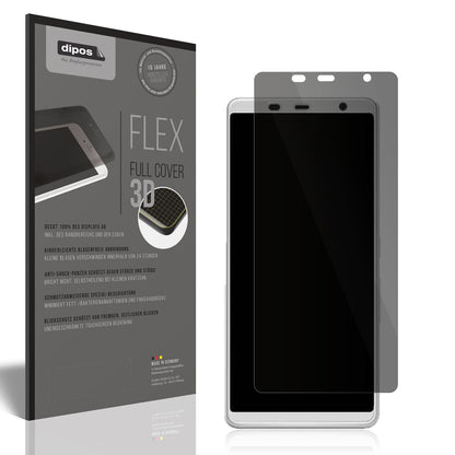 Blickschutzfolie von dipos passend für Fujitsu Arrows Be F-02L, 100% Displayabdeckung und blasenfreie Montage