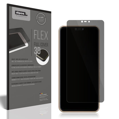 Blickschutzfolie von dipos passend für Fujitsu Arrows M05, 100% Displayabdeckung und blasenfreie Montage