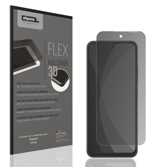 Blickschutzfolie von dipos passend für Gigaset GP20, 100% Displayabdeckung und blasenfreie Montage