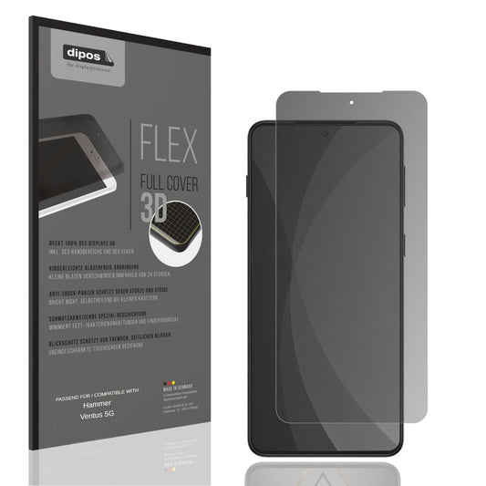 Blickschutzfolie von dipos passend für Hammer Ventus 5G, 100% Displayabdeckung und blasenfreie Montage