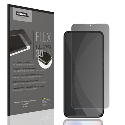 Blickschutzfolie von dipos passend für Hisense Y83, 100% Displayabdeckung und blasenfreie Montage