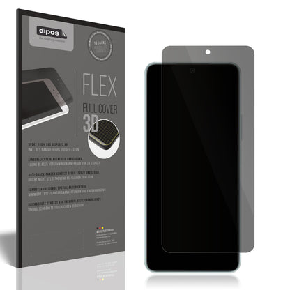 Blickschutzfolie von dipos passend für Honor X60, 100% Displayabdeckung und blasenfreie Montage