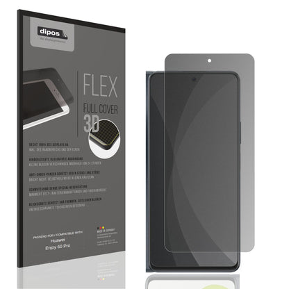 Blickschutzfolie von dipos passend für Huawei Enjoy 60 Pro, 100% Displayabdeckung und blasenfreie Montage