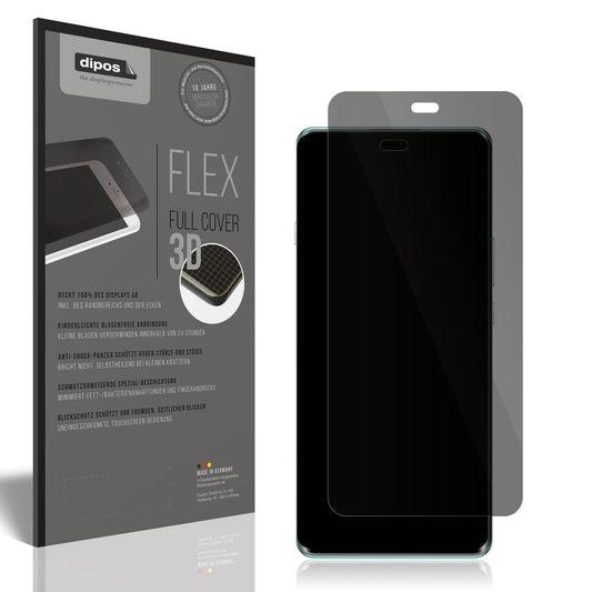Blickschutzfolie von dipos passend für Huawei Enjoy 70X, 100% Displayabdeckung und blasenfreie Montage