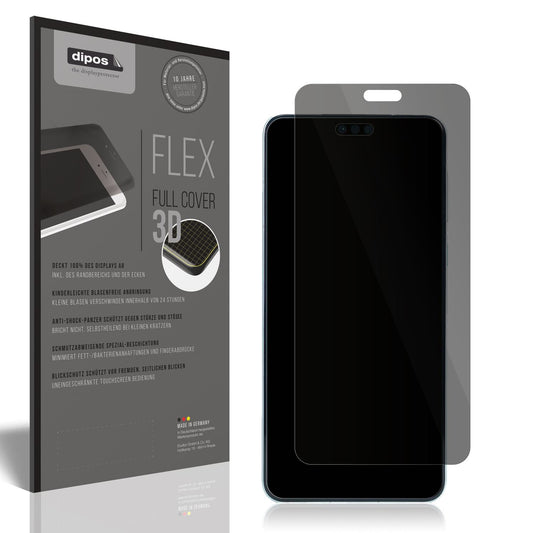 Blickschutzfolie von dipos passend für Huawei Mate 60 Pro, 100% Displayabdeckung und blasenfreie Montage