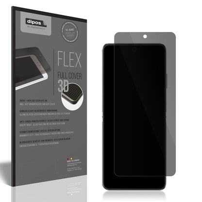 Blickschutzfolie von dipos passend für Huawei Pocket 2, 100% Displayabdeckung und blasenfreie Montage