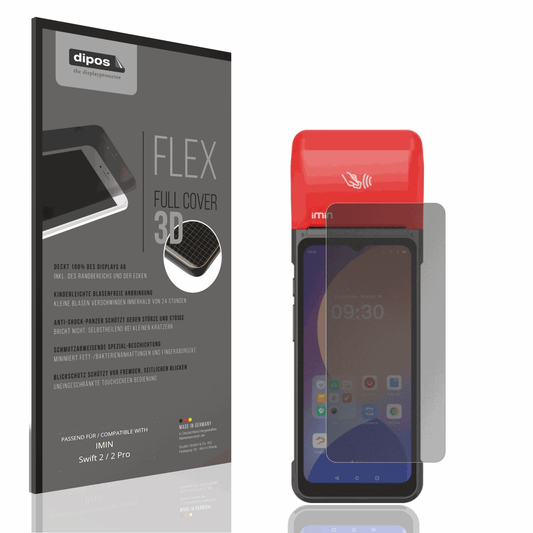 Blickschutzfolie von dipos passend f�r IMIN Swift 2 / 2 Pro, 100% Displayabdeckung und blasenfreie Montage