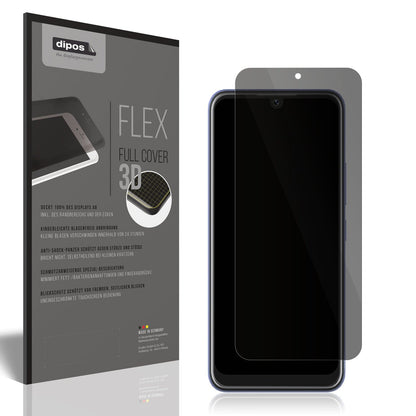 Blickschutzfolie von dipos passend für itel A49 Play, 100% Displayabdeckung und blasenfreie Montage