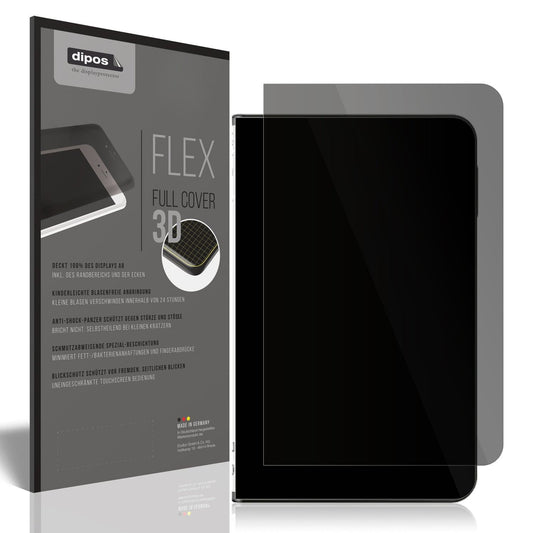 Blickschutzfolie von dipos passend für Ledger Stax Crypto Wallet, 100% Displayabdeckung und blasenfreie Montage