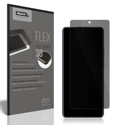 Blickschutzfolie von dipos passend für Meizu 20 Pro, 100% Displayabdeckung und blasenfreie Montage