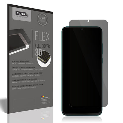 Blickschutzfolie von dipos passend für Micromax In 2b, 100% Displayabdeckung und blasenfreie Montage